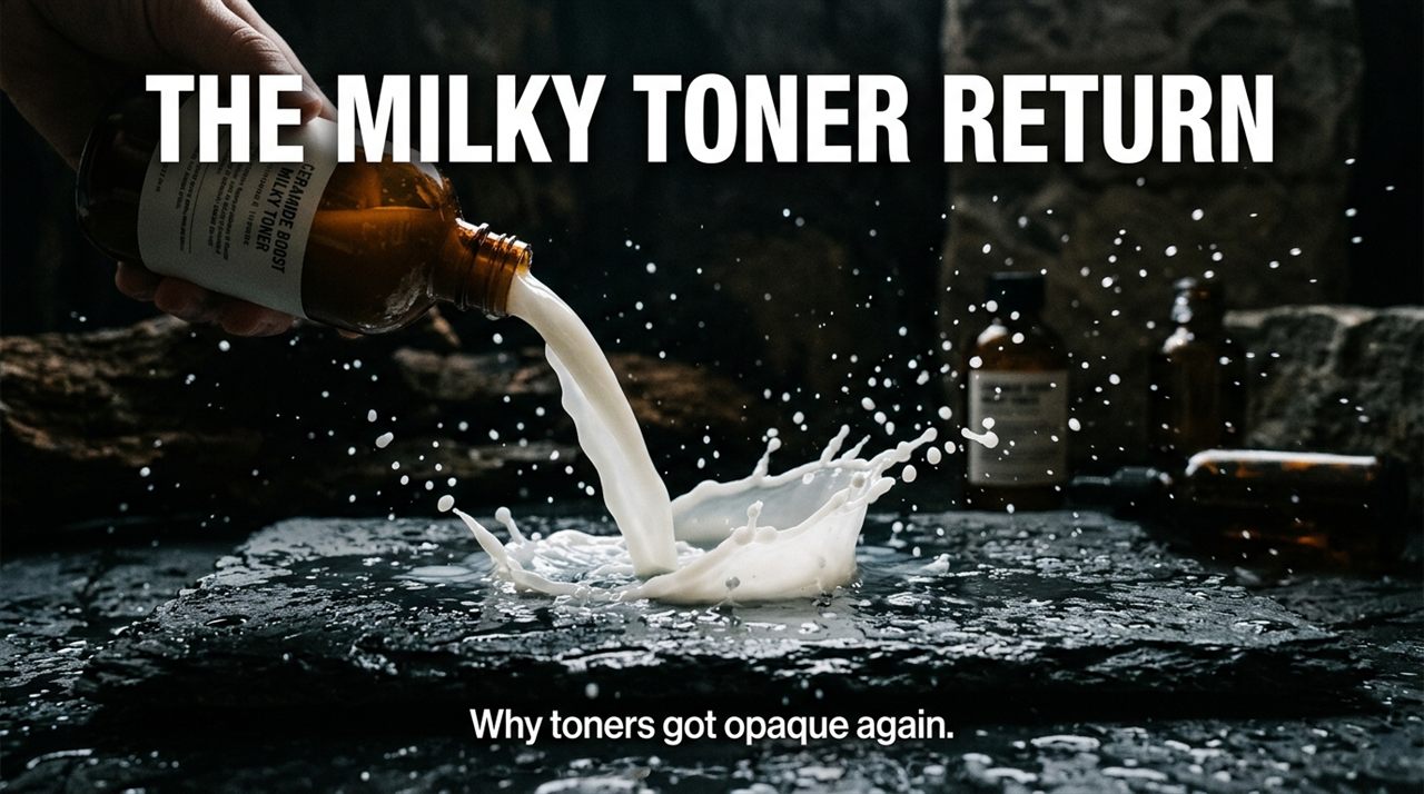 Milky Toners Are Back โ The Toner-Lotion Hybrid Explained