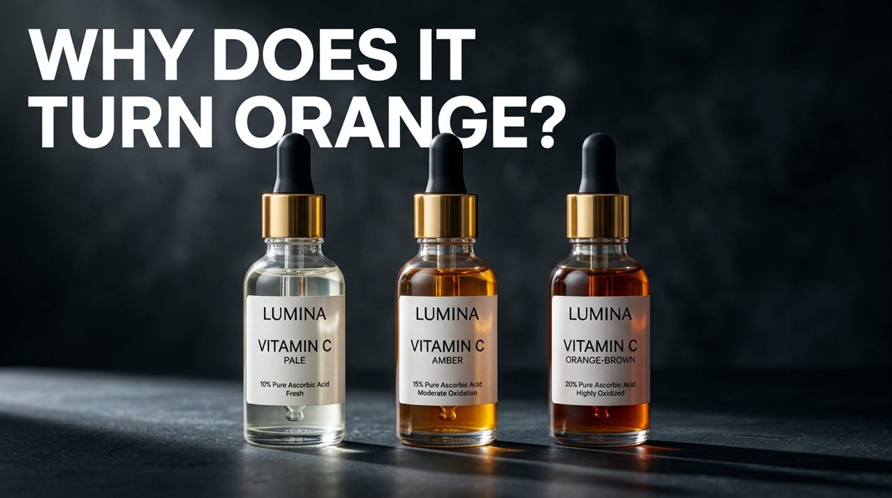 Why Does Vitamin C Serum Turn Orange? (And Should You Throw It Out?)